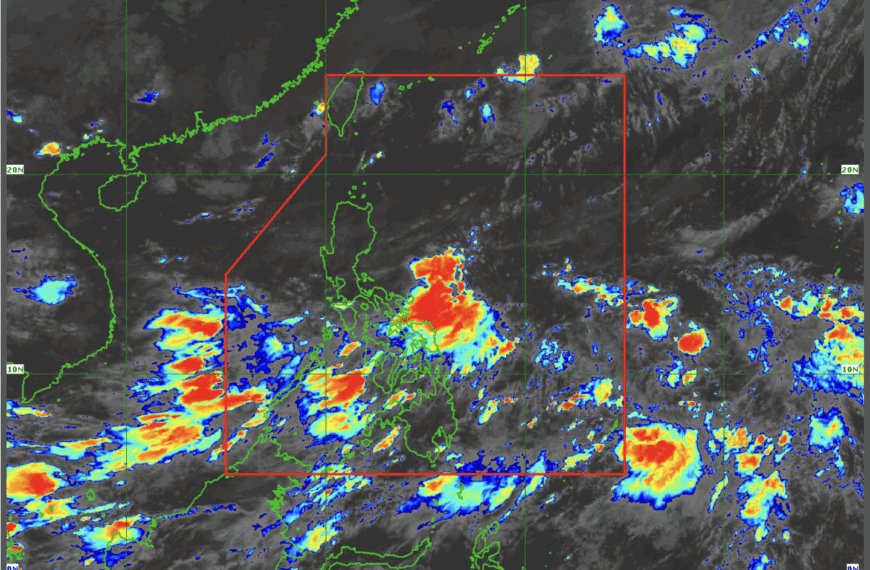 LPA enters Philippine Area of…